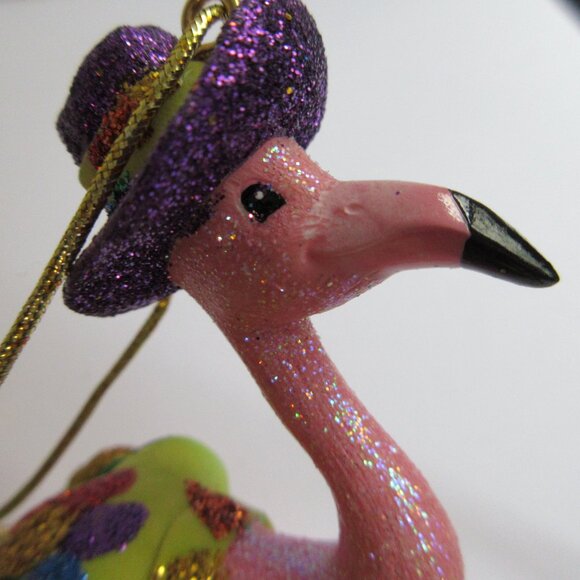 December Diamonds 2003 FELIPA & FELIPE THE FLAMINGO Christmas Ornaments - Picture 11 of 16